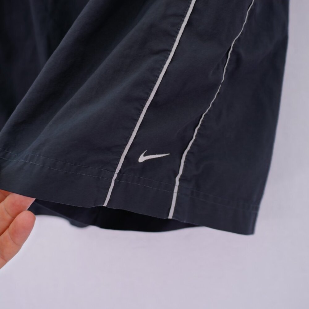 NIke Black Lined Drawstring Swim Trunks XL 36 / 10.5 High Rise Polyester - Picture 2 of 7